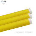 Tubo de vidrio claro amarillo anti-uV